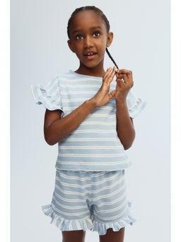 H&M - Girls Blue 2-Piece Terry Set
