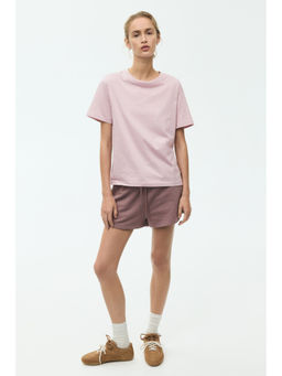 H&M - Women Pink Cotton T-Shirt