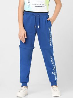 Jack & Jones Junior - Boys Blue Zip Removal Sweatpants