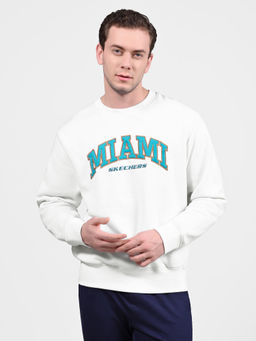SKECHERS - Men Sweatshirt MIAMI CREW White