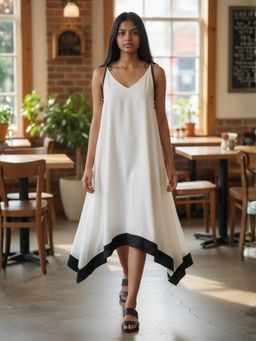 Notch Above - Daisy Assymetric Hem Dress