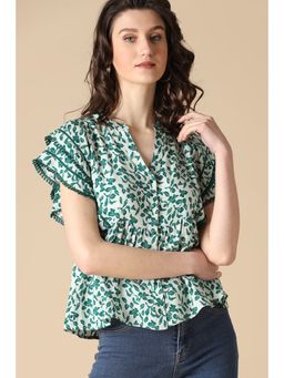 Gipsy - Green Fashion Rayon Blouse