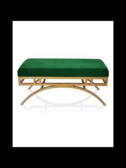 Angie Homes - Sothea Green Velvet Garden Bench