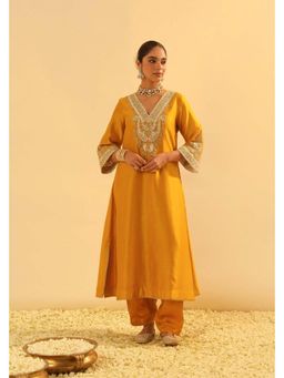Sheetal Batra - Shazana - Long A-Line Embroidered Kurta With Salwar