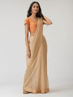 Fabindia - Cotton Silk Chanderi Sari