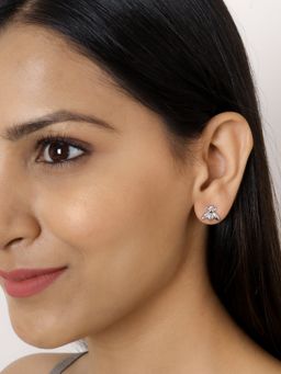 Ornate Jewels - 925 Sterling Silver Bumblebee Stud Earrings for Girls One Size