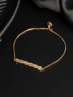 PRITA - Studded Twist Bar Bracelet