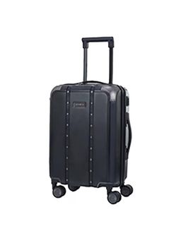 Samsonite - Black Leather Solid Trolley Bag