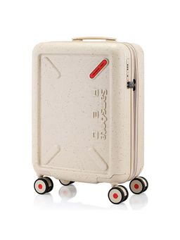 Samsonite - White Polycarbonate Solid Trolley Bag