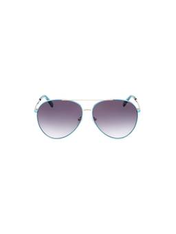 Emilio Pucci - Blue Metal Full Rim Aviator Women Sunglasses (Ep0206 63 89B)
