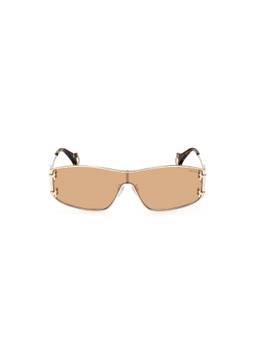 Emilio Pucci - Gold Metal Full Rim Rectangle Women Sunglasses (Ep0213 00 32C)