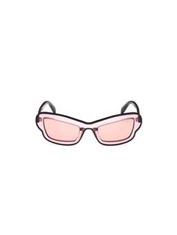 Emilio Pucci - Black Acetate Full Rim Rectangle Women Sunglasses (Ep0219 52 74S)