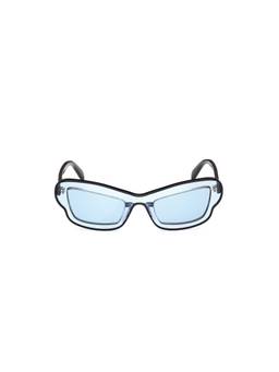 Emilio Pucci - Black Acetate Full Rim Rectangle Women Sunglasses (Ep0219 52 86V)