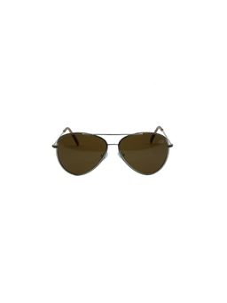SKECHERS - Gold Metal Full Rim Aviator Men Sunglasses (SE4124 57 01P)