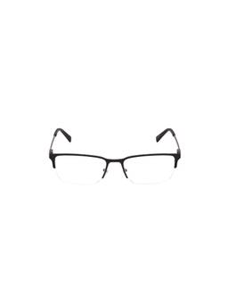 Timberland - Black Metal Half Rim Rectangle Men Frames (TB1799 55 002)