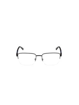 Timberland - Black Metal Half Rim Rectangle Men Frames (TB1818 55 002)