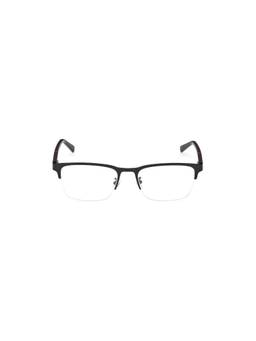 Timberland - Black Metal Half Rim Rectangle Men Frames (TB1841-H 54 002)