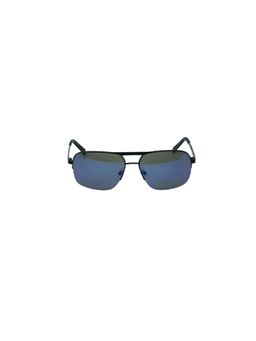 Timberland - Black Metal Half Rim Square Men Sunglasses (TB7173 58 02X)