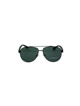 Timberland - Black Metal Full Rim Aviator Men Sunglasses (TB7258 60 01N)