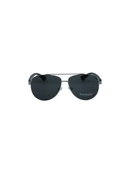 Timberland - Silver Metal Full Rim Aviator Men Sunglasses (TB7258 60 10A)