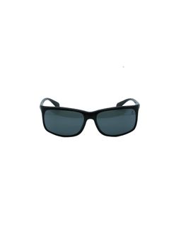 Timberland - Black Acetate Full Rim Rectangle Men Sunglasses (TB9002 62 01D)