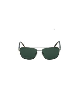 Timberland - Silver Metal Full Rim Rectangle Men Sunglasses (TB9040 58 32R)