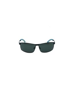 Timberland - Blue Metal Full Rim Rectangle Men Sunglasses (TB9043 64 91D)