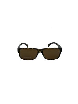 Timberland - Brown Acetate Full Rim Rectangle Men Sunglasses (TB9064 58 56H)