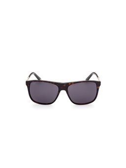 Web Eyewear - Brown Acetate Full Rim Square Men Sunglasses (WE0310 58 52N)