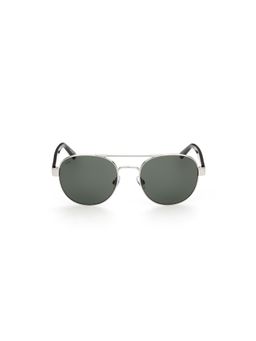 Web Eyewear - Silver Metal Full Rim Round Unisex Sunglasses (WE0313 56 16N)