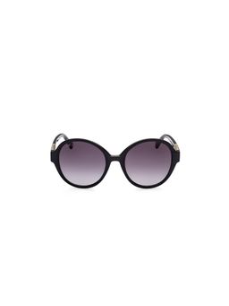 Web Eyewear - Black Acetate Full Rim Round Men Sunglasses (WE0316 55 01B)