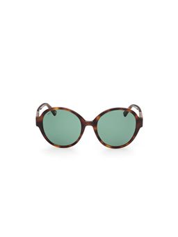 Web Eyewear - Brown Acetate Full Rim Round Men Sunglasses (WE0316 55 53N)