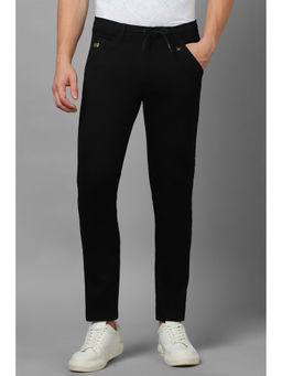 Allen Solly - Men Black Skinny Fit Solid Casual Trouser