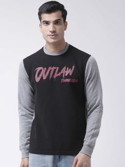 Club York - Men Grey Printed Sweatshirt