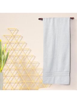 Layers - 100% Cotton 380 Gsm White Gym Towel (Large)