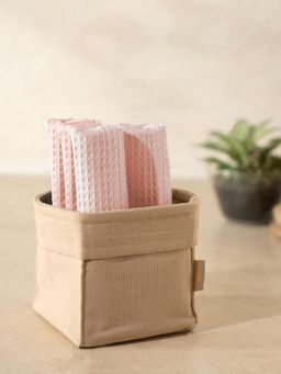 Maspar - Pink Cotton Ultra Soft Absorbent Quick Dry Face Towel Combo (Pack of 6)