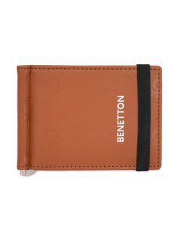 United Colors of Benetton - Lazaro Men Money Clip Tan Wallet