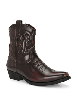 Delize - Men Brown Casual Cowboy Boots