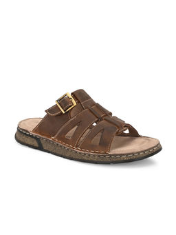 Delize - Brown Men Leather Sandals