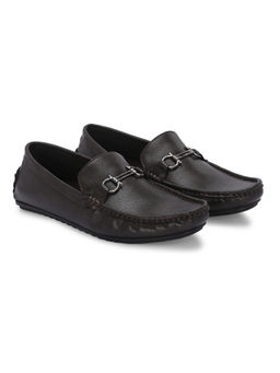 Delize - Dark Brown Men Driving Casual Loafers