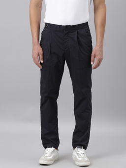 Rare Rabbit - Sapporo Navy Casual Trouser