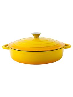 The Better Home - Dutch Oven Non Stick Induction Cookware, 3.4 L, Yellow