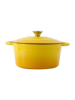 The Better Home - Dutch Oven Cookware, 5L Yellow
