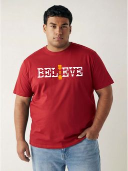 Toodlegram - Typography Cotton T-Shirt Regular Fit Half Sleeves Casual Wear