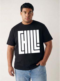 Toodlegram - Typography Cotton T-Shirt Regular Fit Half Sleeves Casual Wear