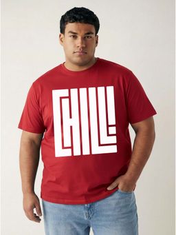 Toodlegram - Typography Cotton T-Shirt Regular Fit Half Sleeves Casual Wear