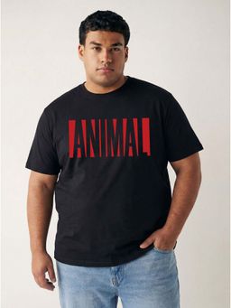 Toodlegram - Typography Cotton T-Shirt Regular Fit Half Sleeves Casual Wear