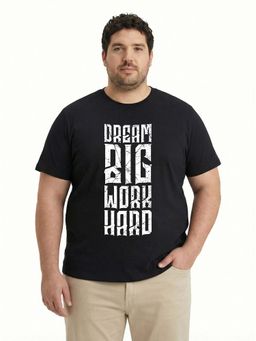 Toodlegram - Typography Cotton T-Shirt Regular Fit Half Sleeves Casual Wear