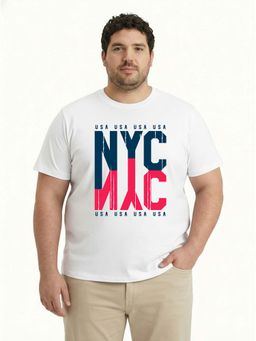 Toodlegram - Typography Cotton T-Shirt Regular Fit Half Sleeves Casual Wear