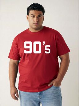 Toodlegram - Typography Cotton T-Shirt Regular Fit Half Sleeves Casual Wear